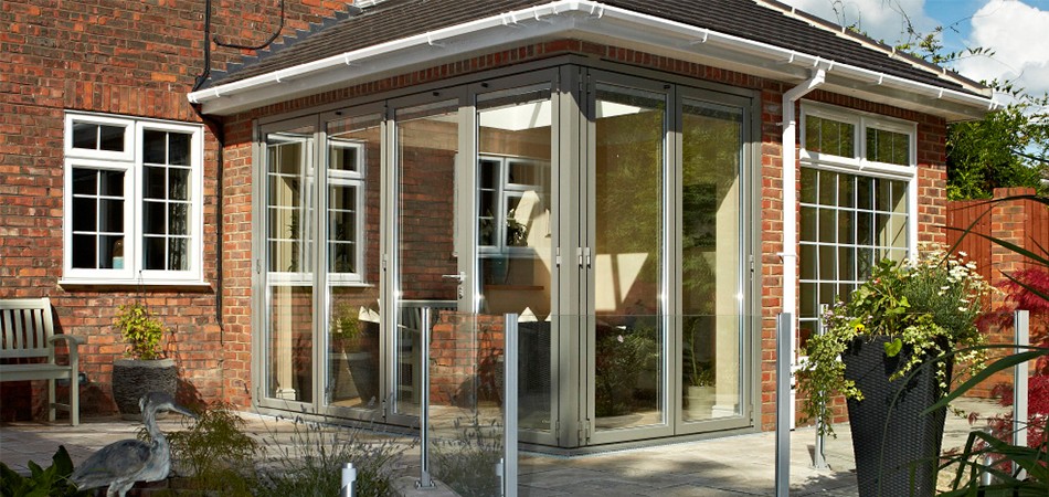 Bi-folding conservatory doors